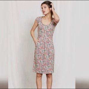 Boden Paisley Print Margot Petite Jersey Dress